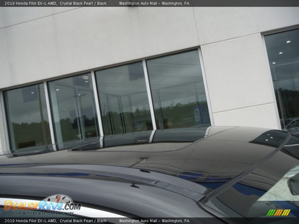 2019 Honda Pilot EX-L AWD Crystal Black Pearl / Black Photo #3