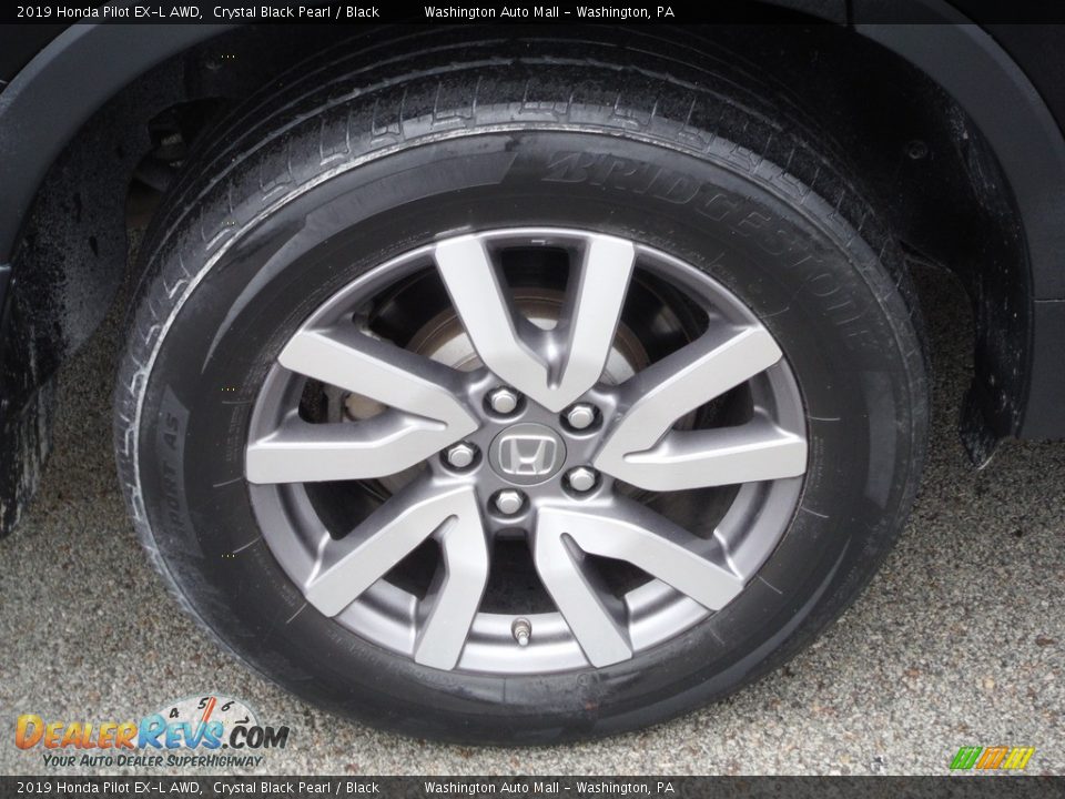 2019 Honda Pilot EX-L AWD Crystal Black Pearl / Black Photo #4