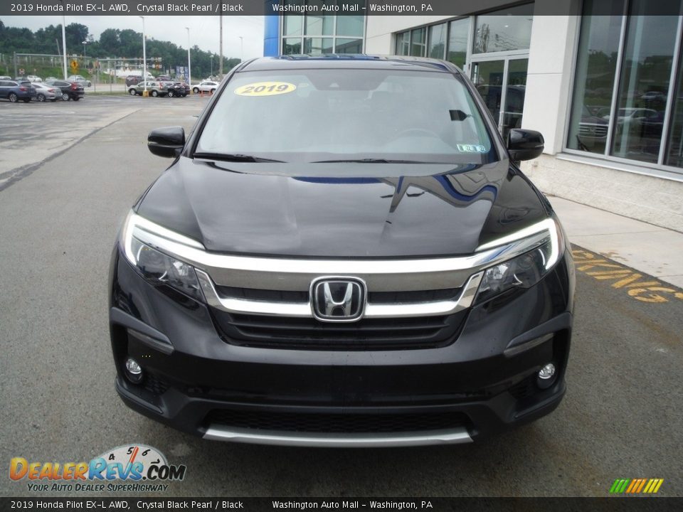 2019 Honda Pilot EX-L AWD Crystal Black Pearl / Black Photo #5