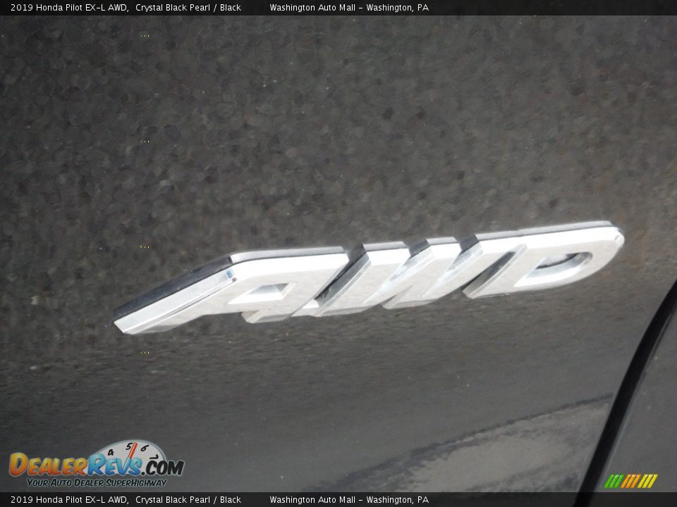 2019 Honda Pilot EX-L AWD Crystal Black Pearl / Black Photo #11