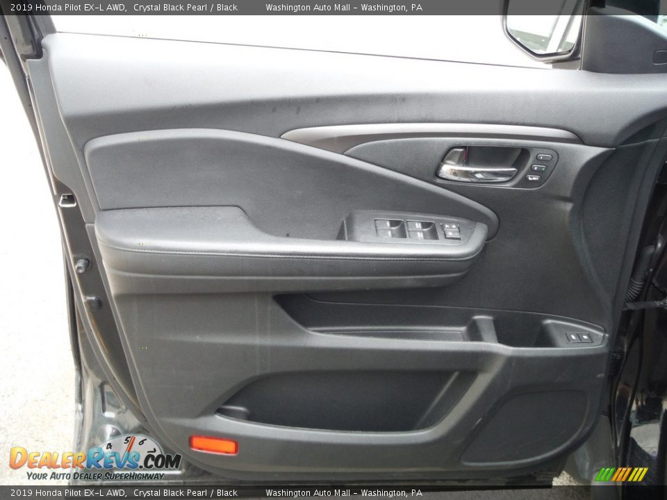 2019 Honda Pilot EX-L AWD Crystal Black Pearl / Black Photo #14