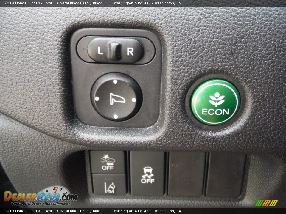 2019 Honda Pilot EX-L AWD Crystal Black Pearl / Black Photo #17