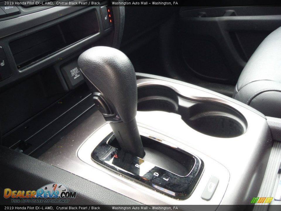 2019 Honda Pilot EX-L AWD Crystal Black Pearl / Black Photo #18