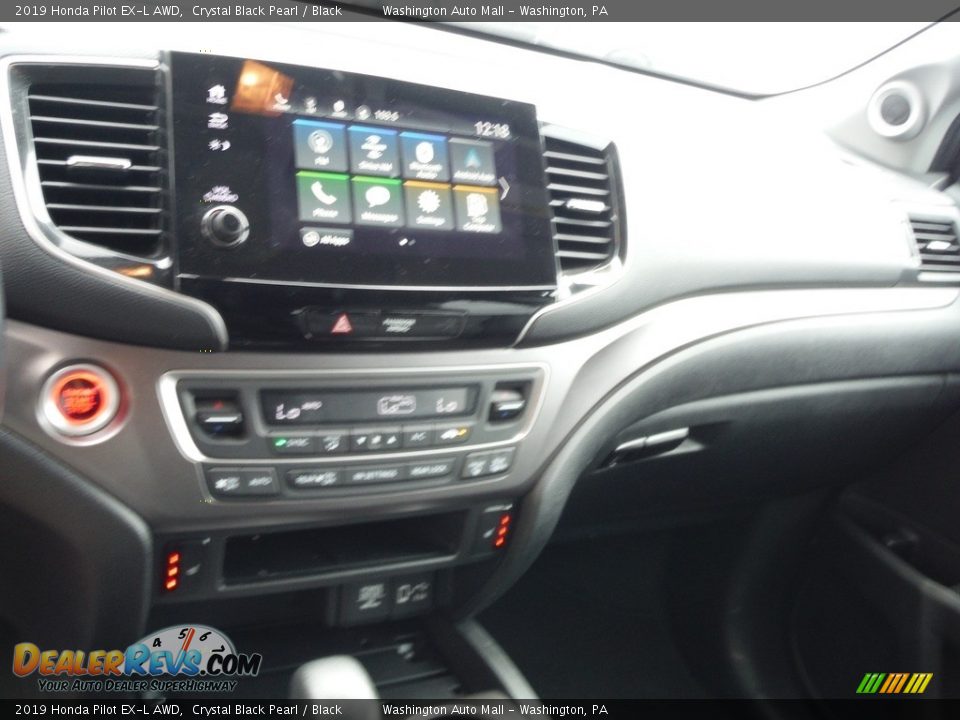 2019 Honda Pilot EX-L AWD Crystal Black Pearl / Black Photo #19