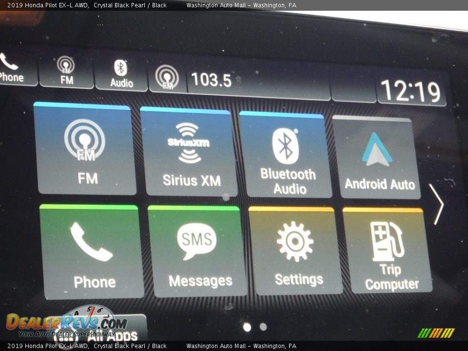 2019 Honda Pilot EX-L AWD Crystal Black Pearl / Black Photo #21