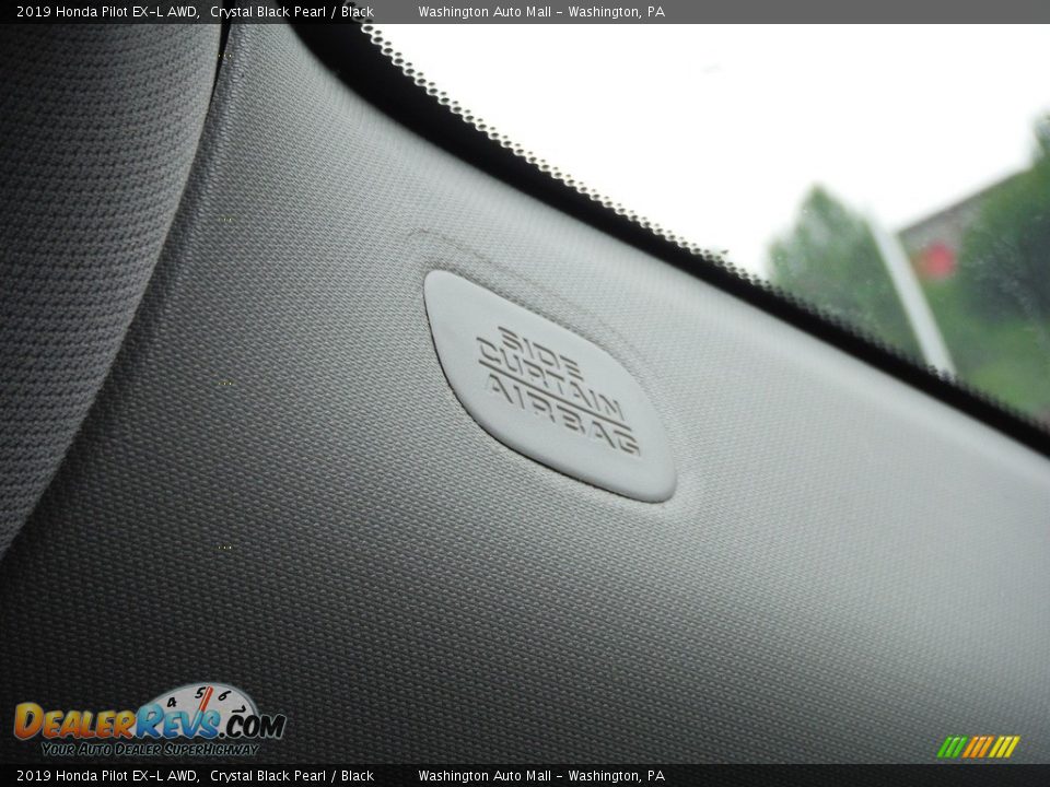 2019 Honda Pilot EX-L AWD Crystal Black Pearl / Black Photo #26