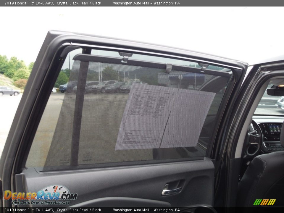 2019 Honda Pilot EX-L AWD Crystal Black Pearl / Black Photo #29