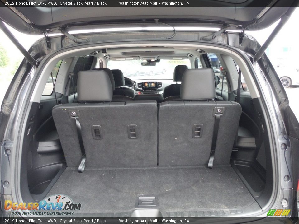 2019 Honda Pilot EX-L AWD Crystal Black Pearl / Black Photo #31