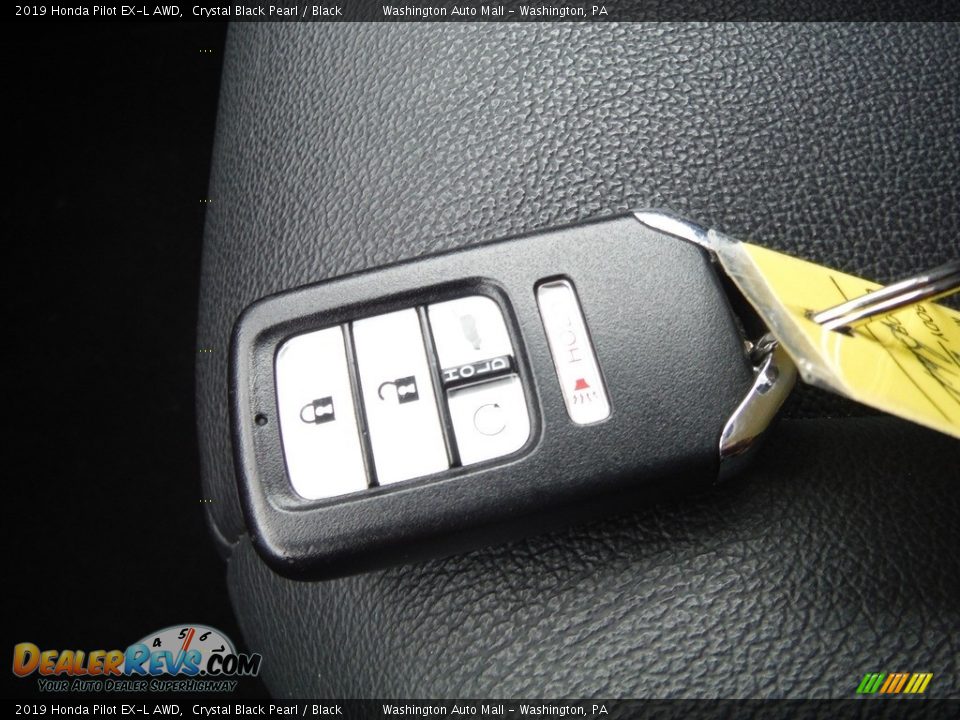 2019 Honda Pilot EX-L AWD Crystal Black Pearl / Black Photo #33