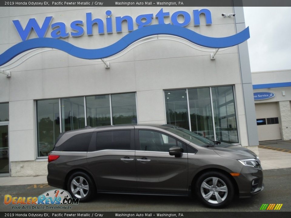 2019 Honda Odyssey EX Pacific Pewter Metallic / Gray Photo #2