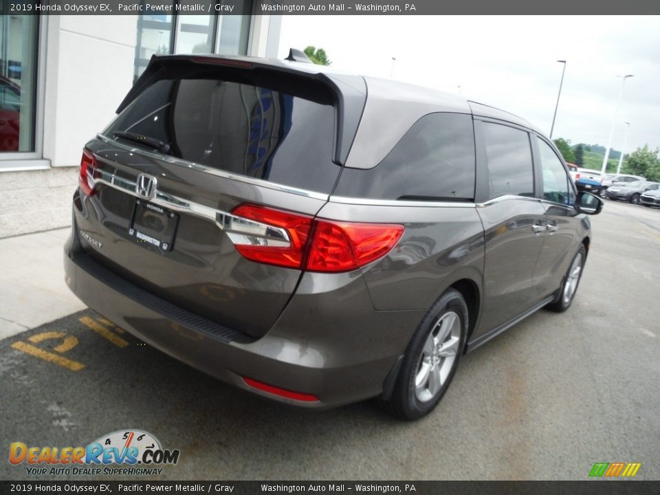 2019 Honda Odyssey EX Pacific Pewter Metallic / Gray Photo #9