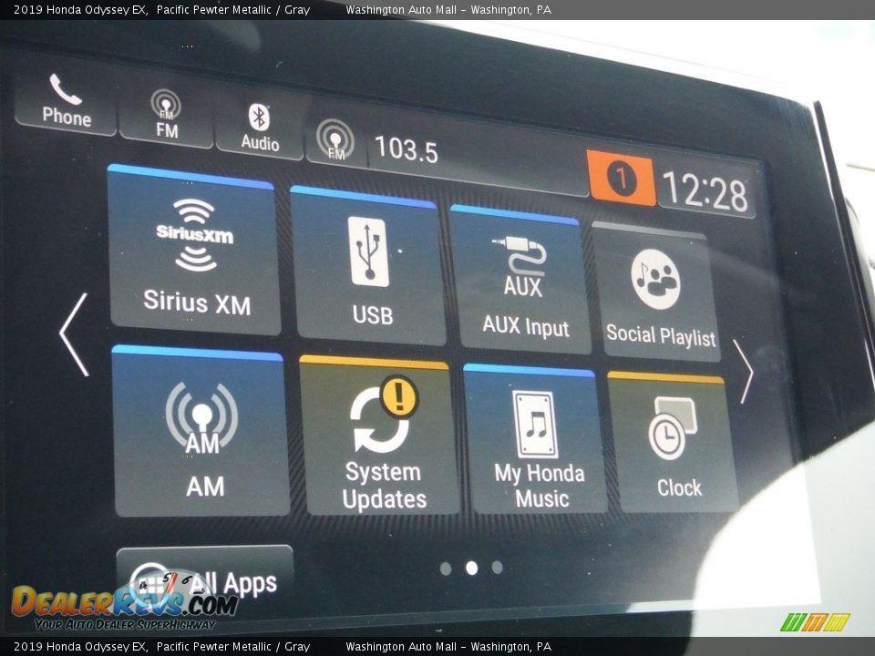 2019 Honda Odyssey EX Pacific Pewter Metallic / Gray Photo #17