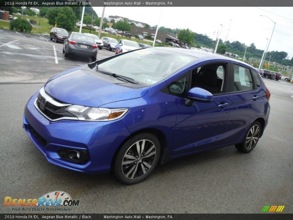 2019 Honda Fit EX Aegean Blue Metallic / Black Photo #6