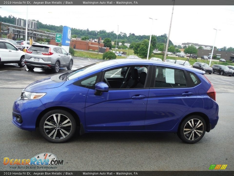 2019 Honda Fit EX Aegean Blue Metallic / Black Photo #7