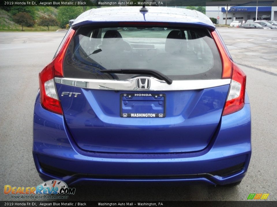 2019 Honda Fit EX Aegean Blue Metallic / Black Photo #10