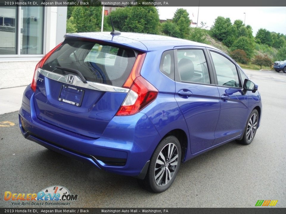 2019 Honda Fit EX Aegean Blue Metallic / Black Photo #11