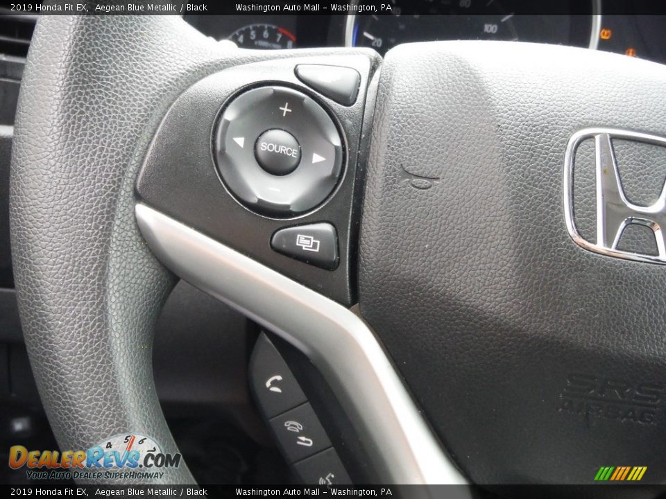 2019 Honda Fit EX Aegean Blue Metallic / Black Photo #23