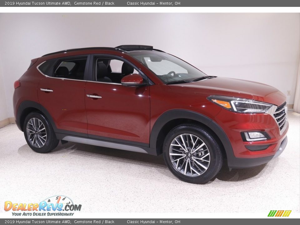2019 Hyundai Tucson Ultimate AWD Gemstone Red / Black Photo #1