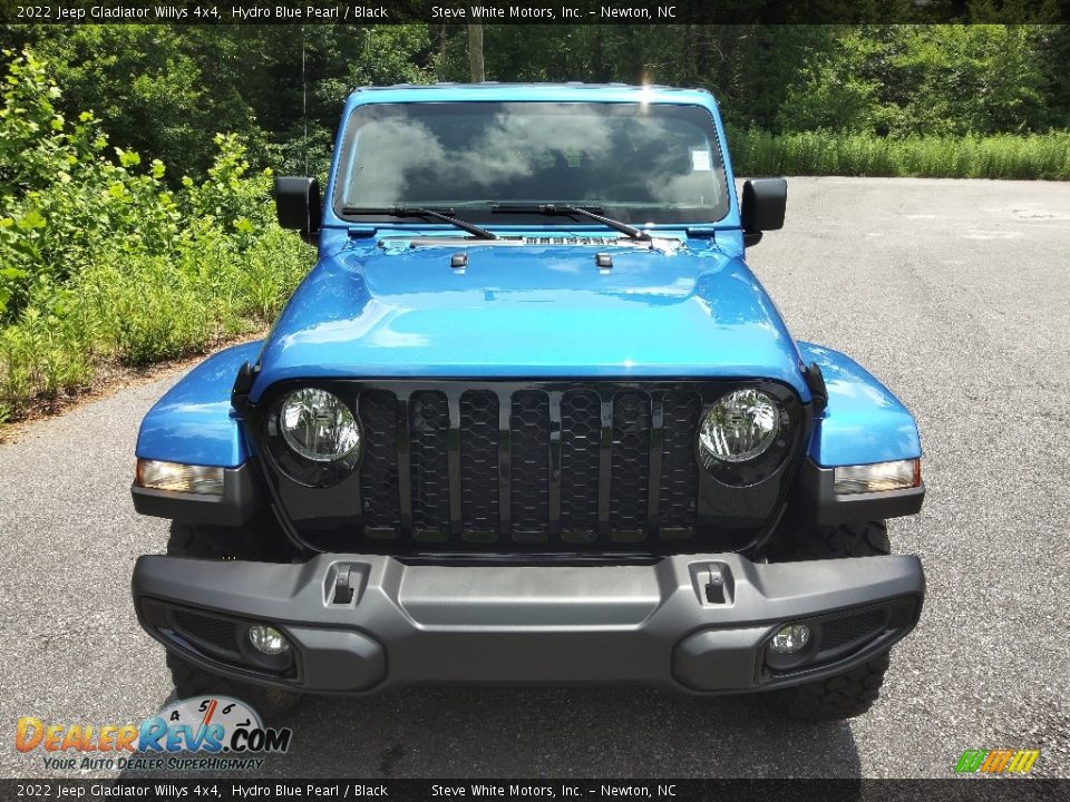2022 Jeep Gladiator Willys 4x4 Hydro Blue Pearl / Black Photo #3