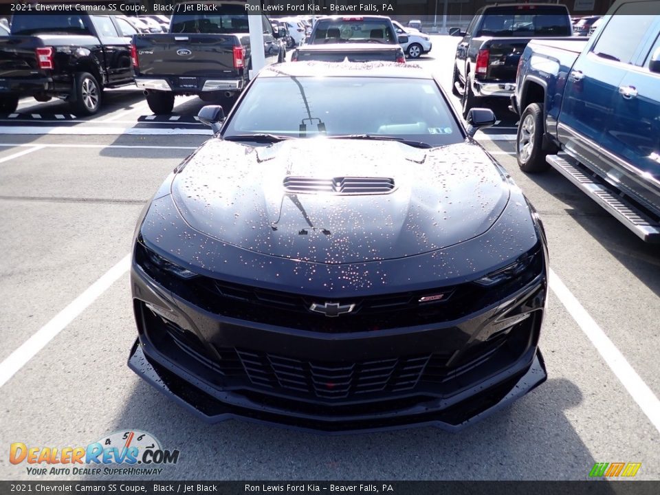 2021 Chevrolet Camaro SS Coupe Black / Jet Black Photo #2