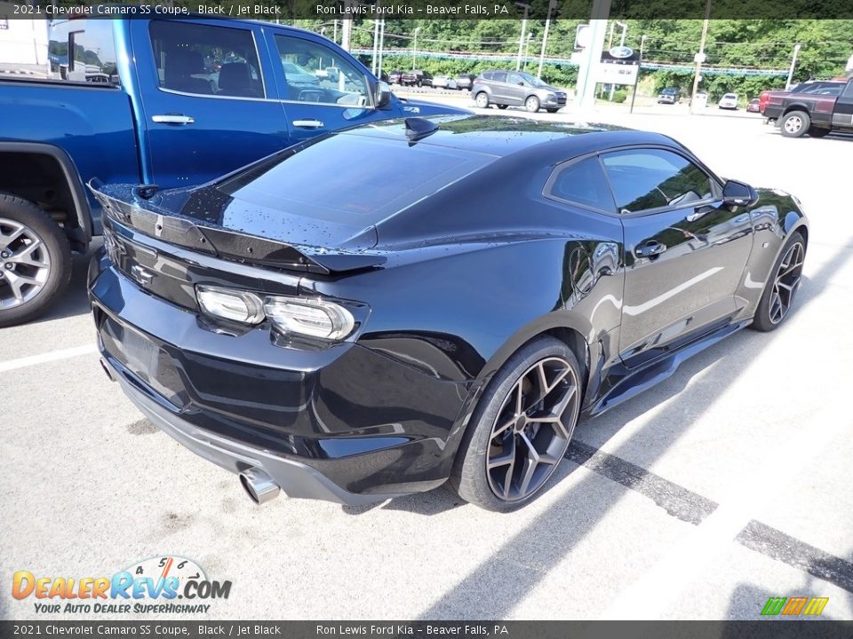 2021 Chevrolet Camaro SS Coupe Black / Jet Black Photo #3