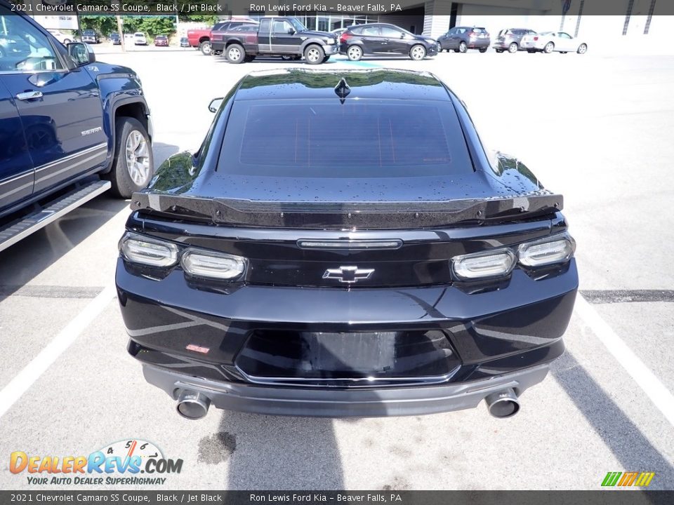 2021 Chevrolet Camaro SS Coupe Black / Jet Black Photo #4