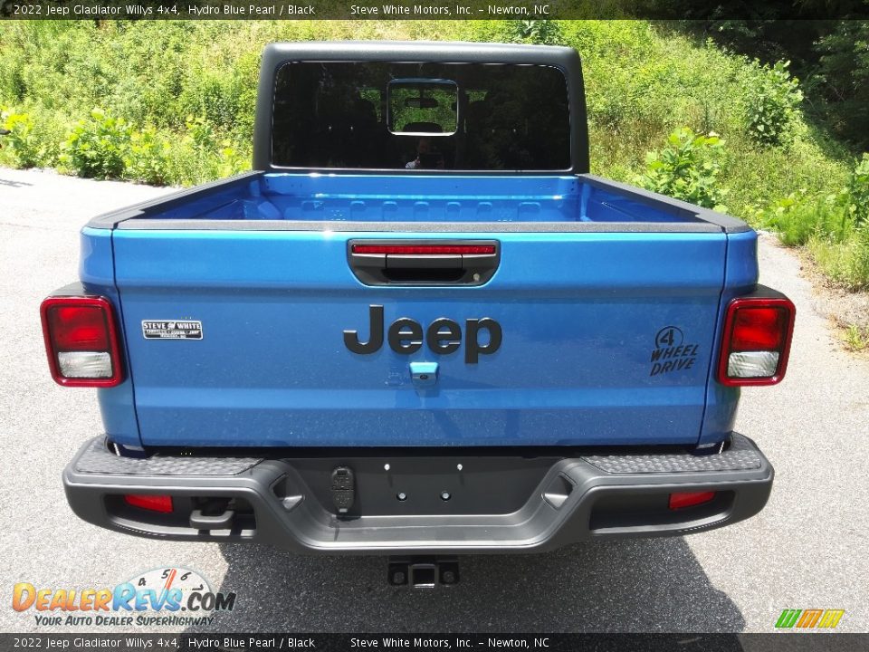 2022 Jeep Gladiator Willys 4x4 Hydro Blue Pearl / Black Photo #7