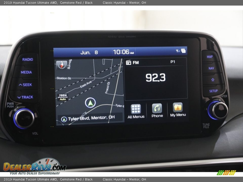 2019 Hyundai Tucson Ultimate AWD Gemstone Red / Black Photo #10