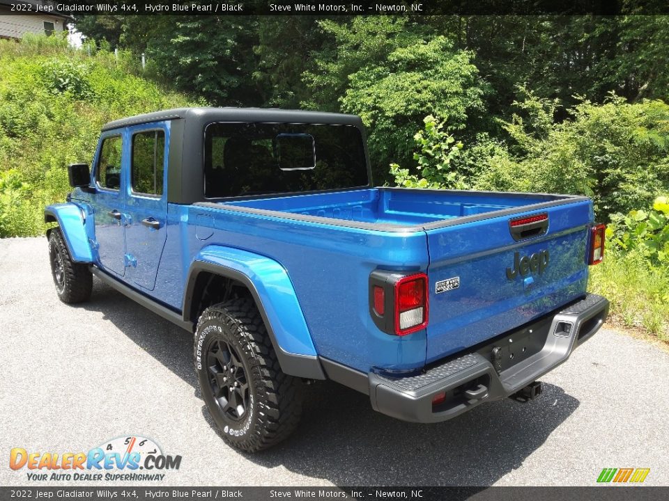 2022 Jeep Gladiator Willys 4x4 Hydro Blue Pearl / Black Photo #9