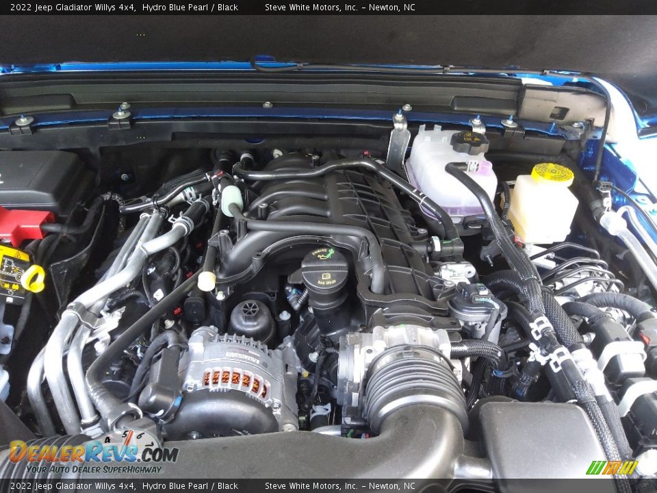 2022 Jeep Gladiator Willys 4x4 Hydro Blue Pearl / Black Photo #10