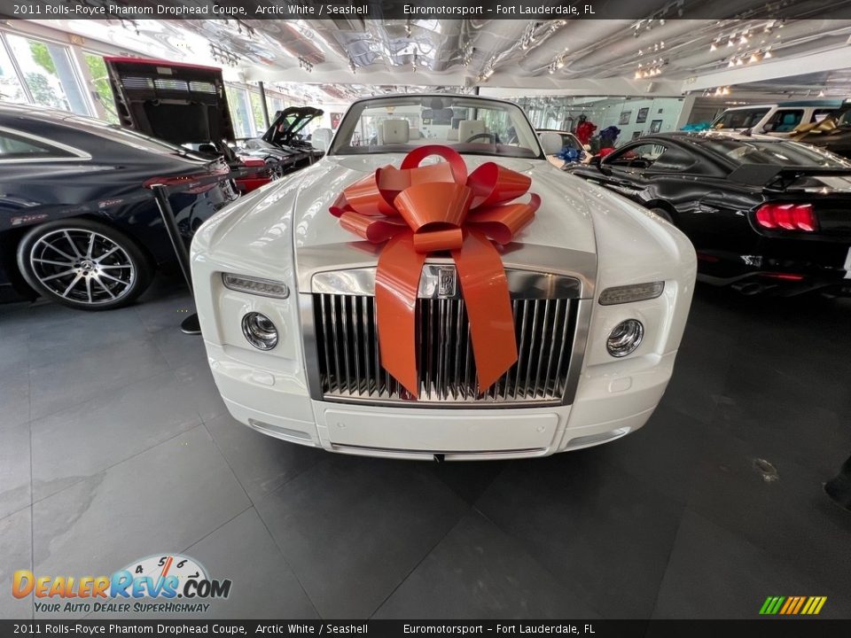2011 Rolls-Royce Phantom Drophead Coupe Arctic White / Seashell Photo #12
