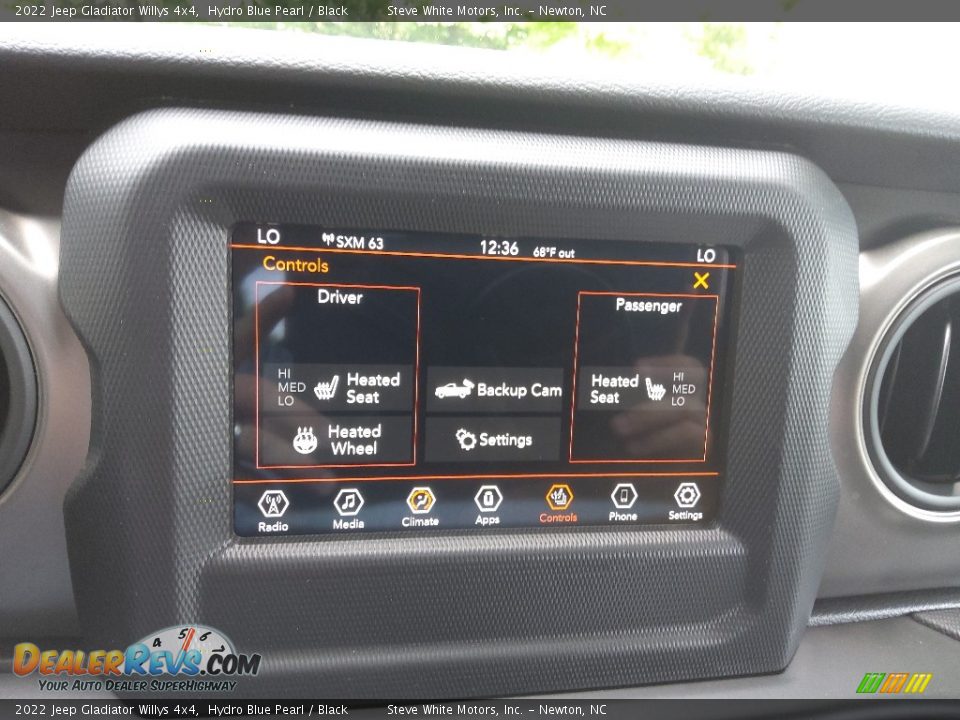 2022 Jeep Gladiator Willys 4x4 Hydro Blue Pearl / Black Photo #23