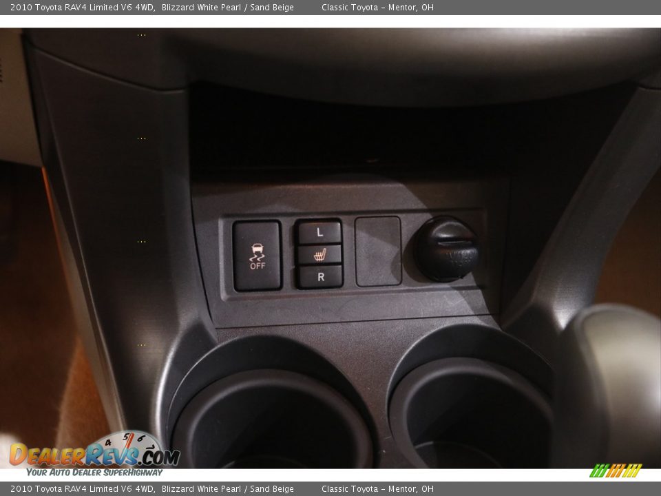 2010 Toyota RAV4 Limited V6 4WD Blizzard White Pearl / Sand Beige Photo #11