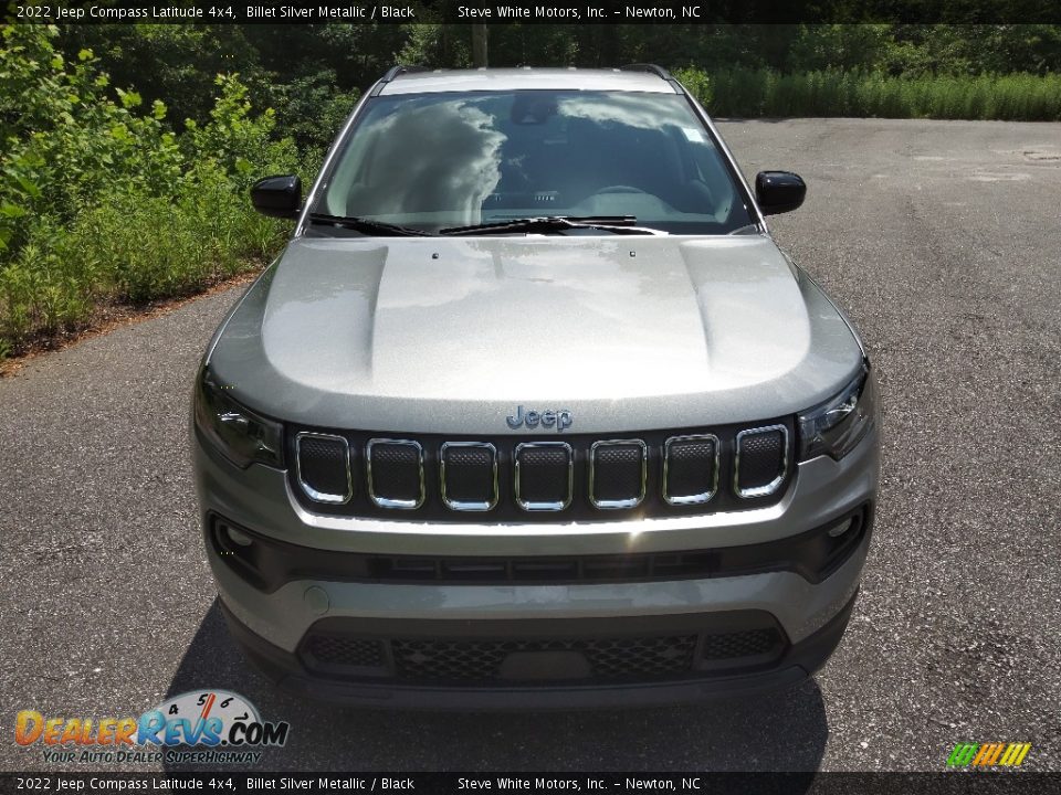 2022 Jeep Compass Latitude 4x4 Billet Silver Metallic / Black Photo #3