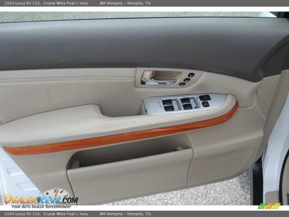 2004 Lexus RX 330 Crystal White Pearl / Ivory Photo #10