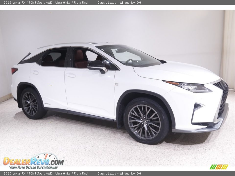 Ultra White 2016 Lexus RX 450h F Sport AWD Photo #1