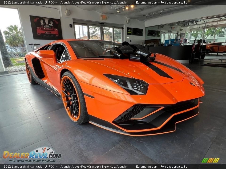 Arancio Argos (Red/Orange) 2012 Lamborghini Aventador LP 700-4 Photo #11