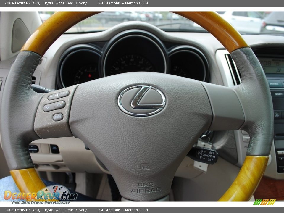 2004 Lexus RX 330 Crystal White Pearl / Ivory Photo #12