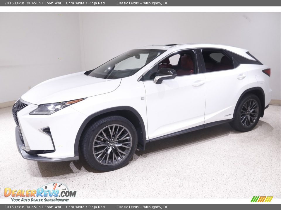 Front 3/4 View of 2016 Lexus RX 450h F Sport AWD Photo #3