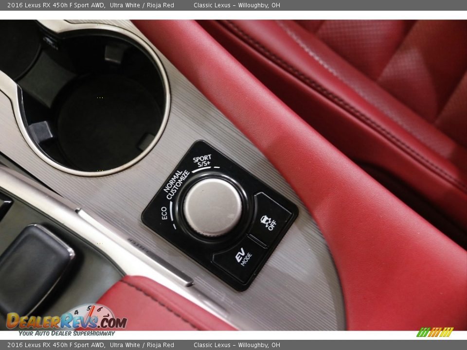 Controls of 2016 Lexus RX 450h F Sport AWD Photo #17