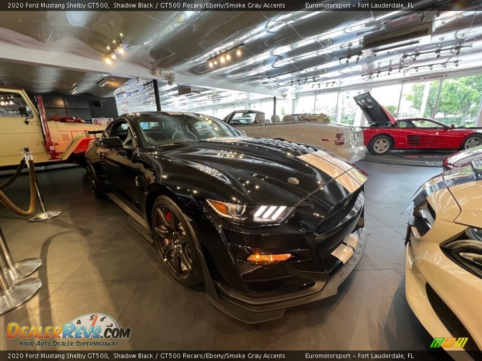 2020 Ford Mustang Shelby GT500 Shadow Black / GT500 Recaro/Ebony/Smoke Gray Accents Photo #6