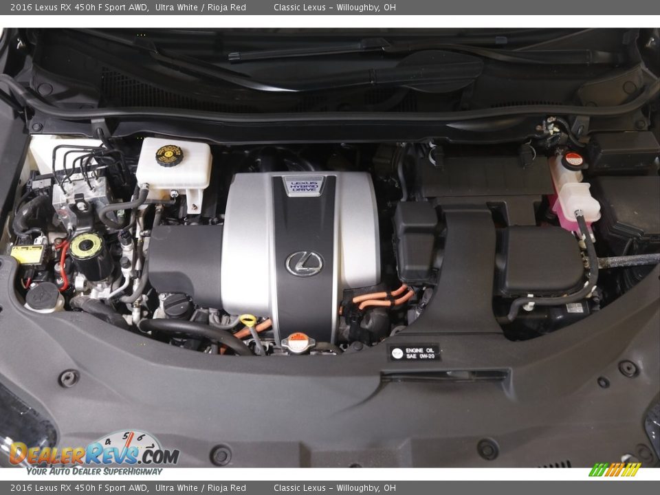 2016 Lexus RX 450h F Sport AWD 3.5 liter DOHC 24-Valve VVT-i V6 Engine Photo #23