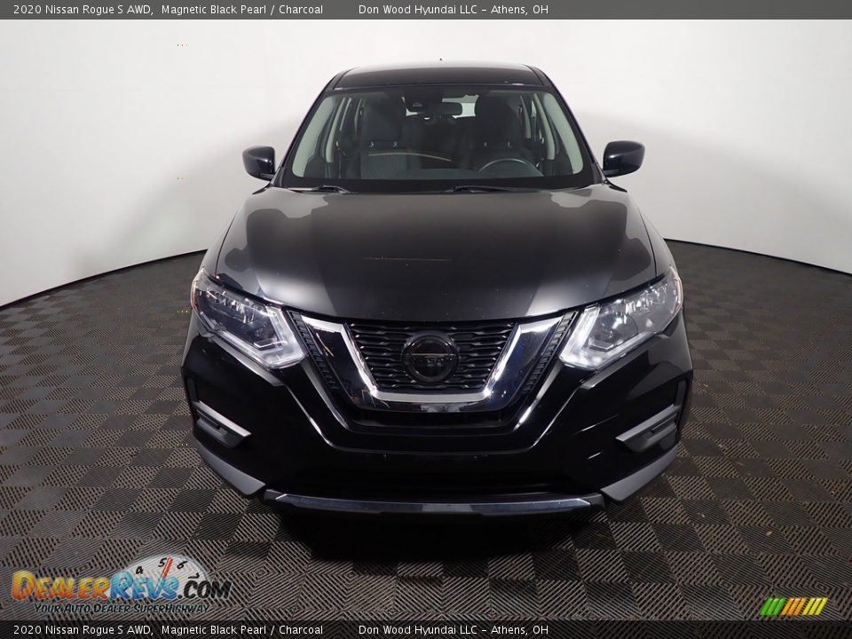 2020 Nissan Rogue S AWD Magnetic Black Pearl / Charcoal Photo #6