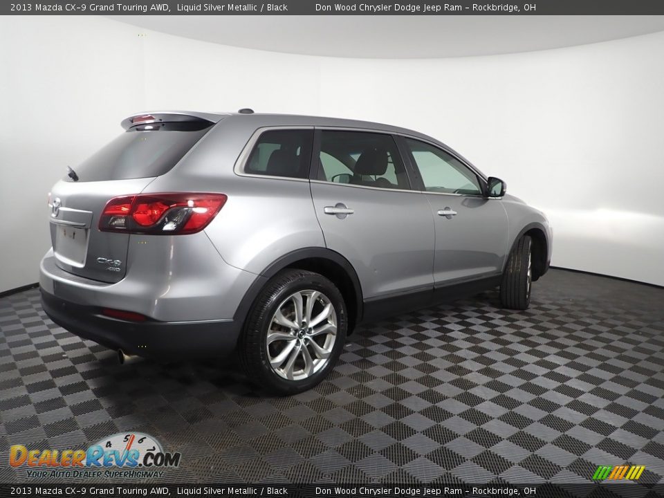 2013 Mazda CX-9 Grand Touring AWD Liquid Silver Metallic / Black Photo #11