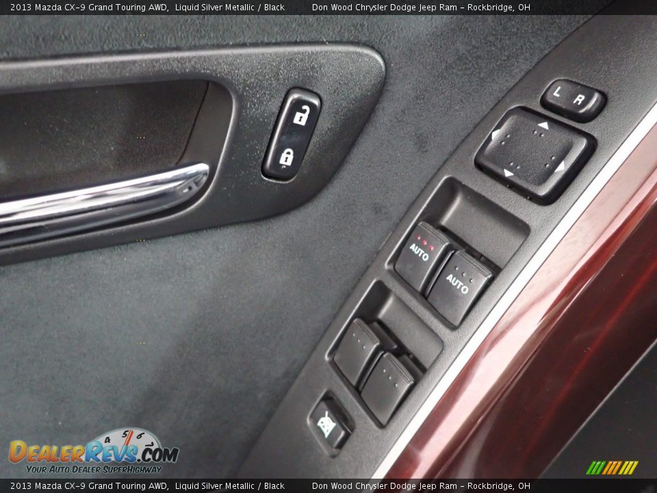 2013 Mazda CX-9 Grand Touring AWD Liquid Silver Metallic / Black Photo #13