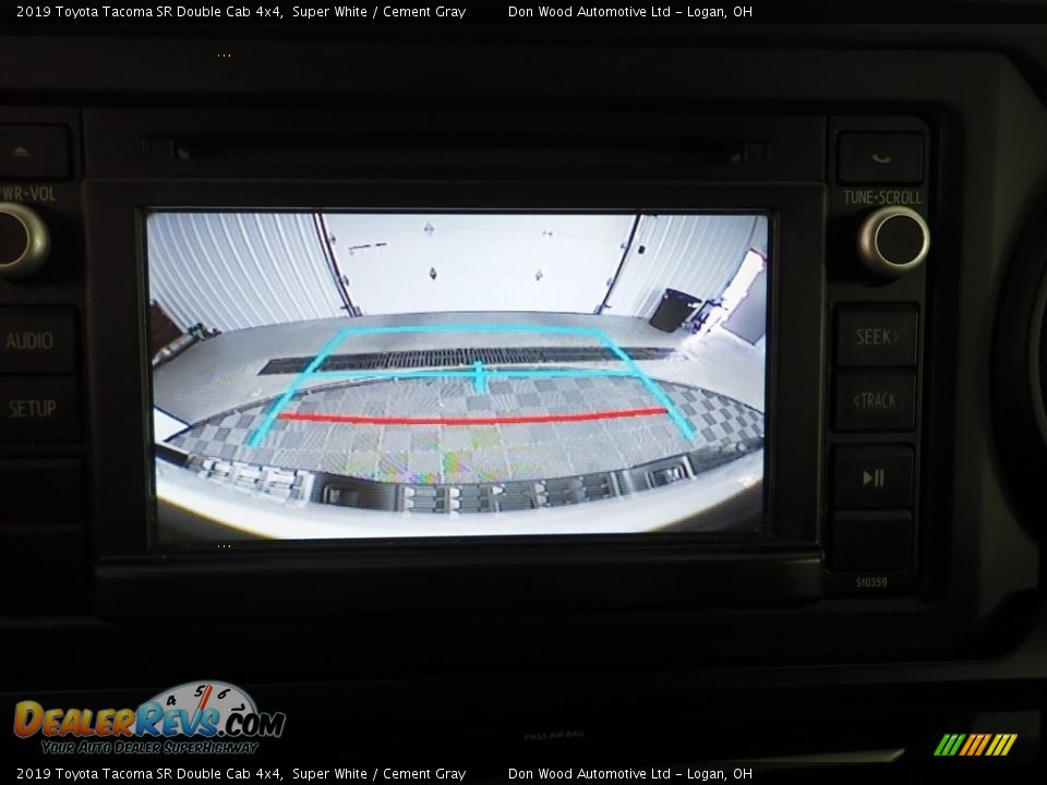 2019 Toyota Tacoma SR Double Cab 4x4 Super White / Cement Gray Photo #3