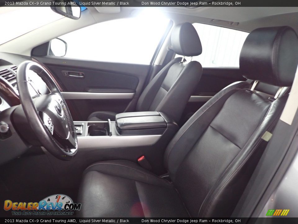2013 Mazda CX-9 Grand Touring AWD Liquid Silver Metallic / Black Photo #15