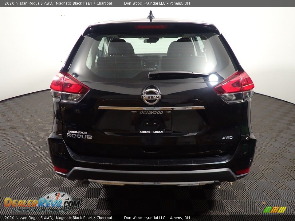 2020 Nissan Rogue S AWD Magnetic Black Pearl / Charcoal Photo #14