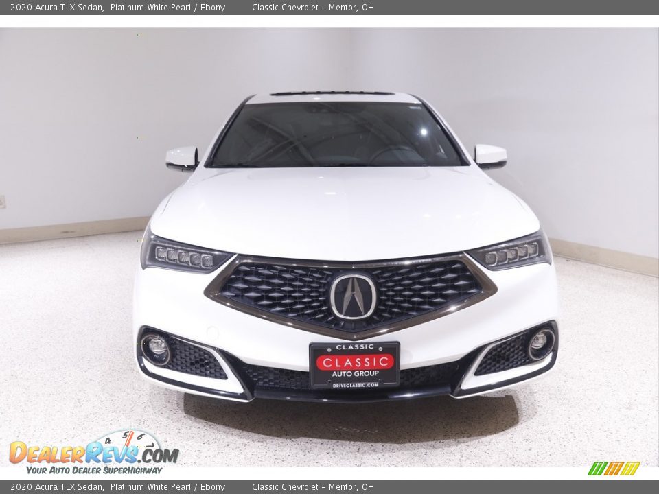 2020 Acura TLX Sedan Platinum White Pearl / Ebony Photo #2