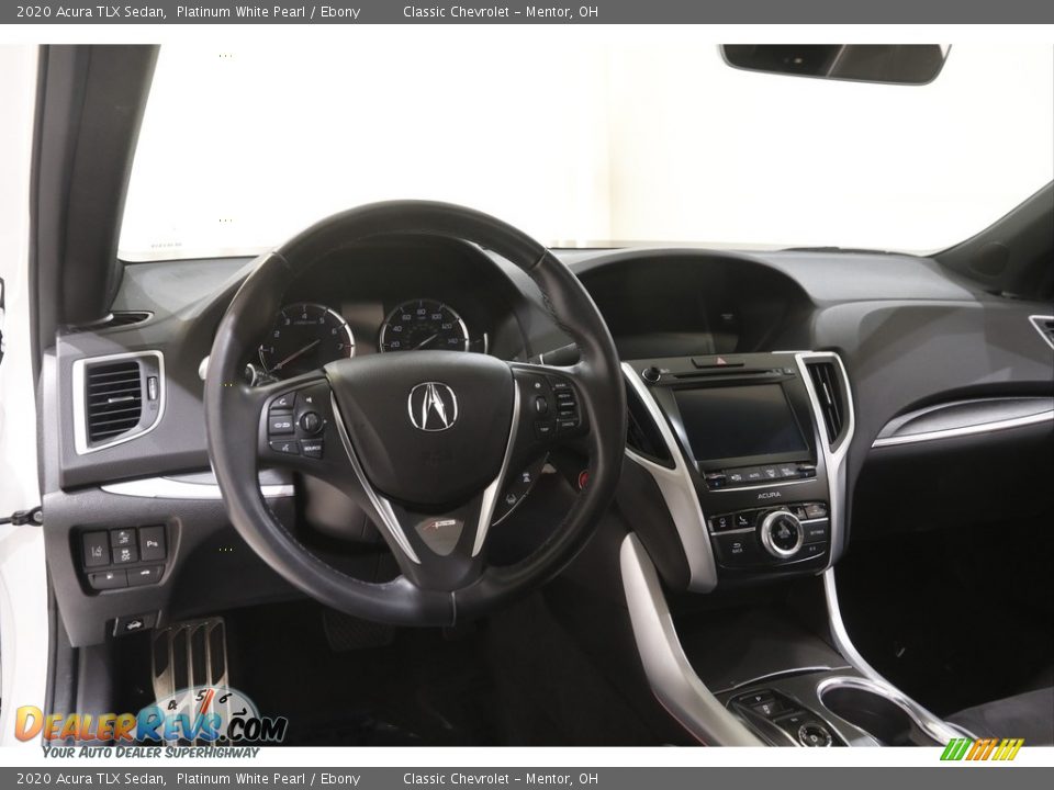 2020 Acura TLX Sedan Platinum White Pearl / Ebony Photo #6